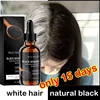 Anti Gray White Hair Serum Liquid White To Black Natural Color Repair Nourish Scalp Products Anti Loss Hairs Care For Men Women