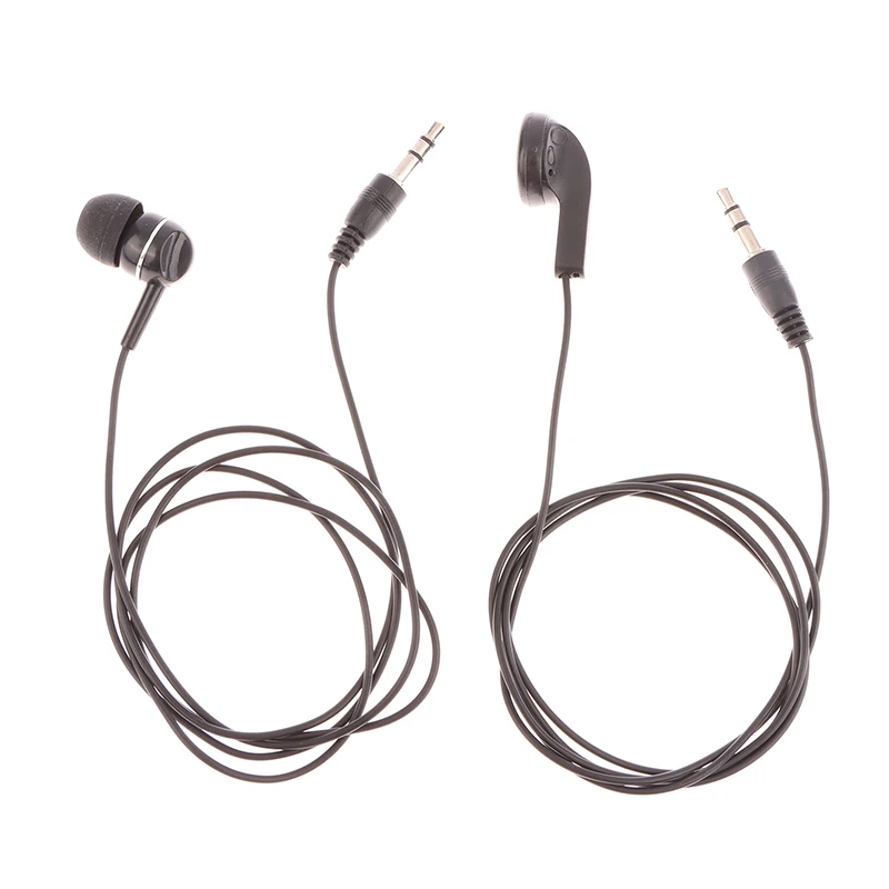 Single Side Earphone Mono Earbuds in Ear Noise Isolating Headphone 3.5mm Plug Reinforced Cord for Android Phone MP3 Players 5