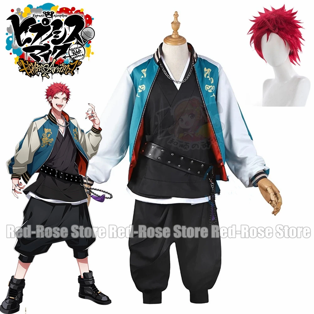 

Anime Division Rap Battle Cosplay DRB Hypnosis Mic Kuko Harai Evil Monk Cosplay Costume Jacket Pant Suit Halloween Uniform Set