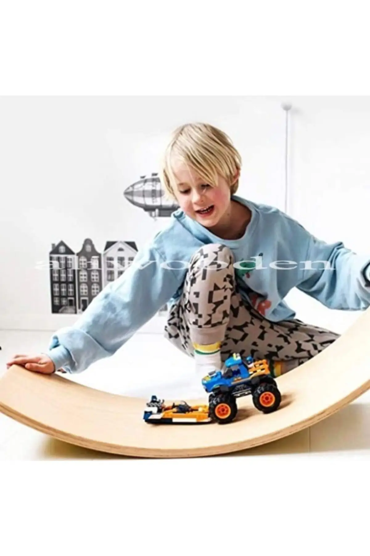 6 + years old And Adult Balance Tahtası❤️Children Adult Wooden Balance Board Exercise Twist Training Cover Body Swing Equipment Fitness
