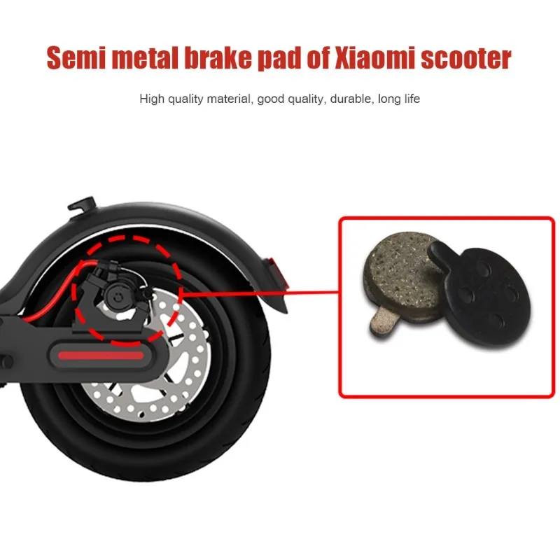 Electric Scooter Disc Brake Pads 2/10PCS For Xiaomi M365 Pro Kick Scooter Replacement Part Friction Plates Plates Disc Brake Pad