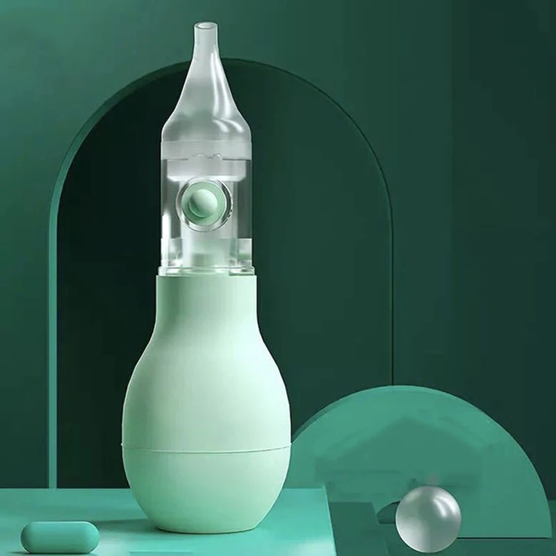 New Born Silicone Baby Safety Nose Cleaner Vacuum Suction Children Nasal Aspirator Baby Care Diagnostic-tool Vacuum Sucker