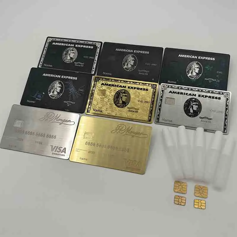 4442 Unique Design Custom Logo Stainless Steel Metal Blank Metal Business Cards With QR Code Barcode customized and gold foil coffee packing stickers rectangle food packaging adhesive label with barcode and ingredients
