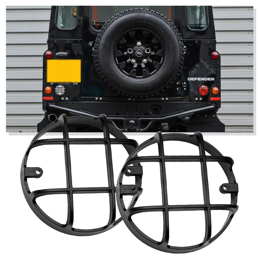

2x95 мм зеркальная решетка для Land Rover Defender 90 110 127 130 1983-1990 1990-2016, передняя и задняя зеркальная защита