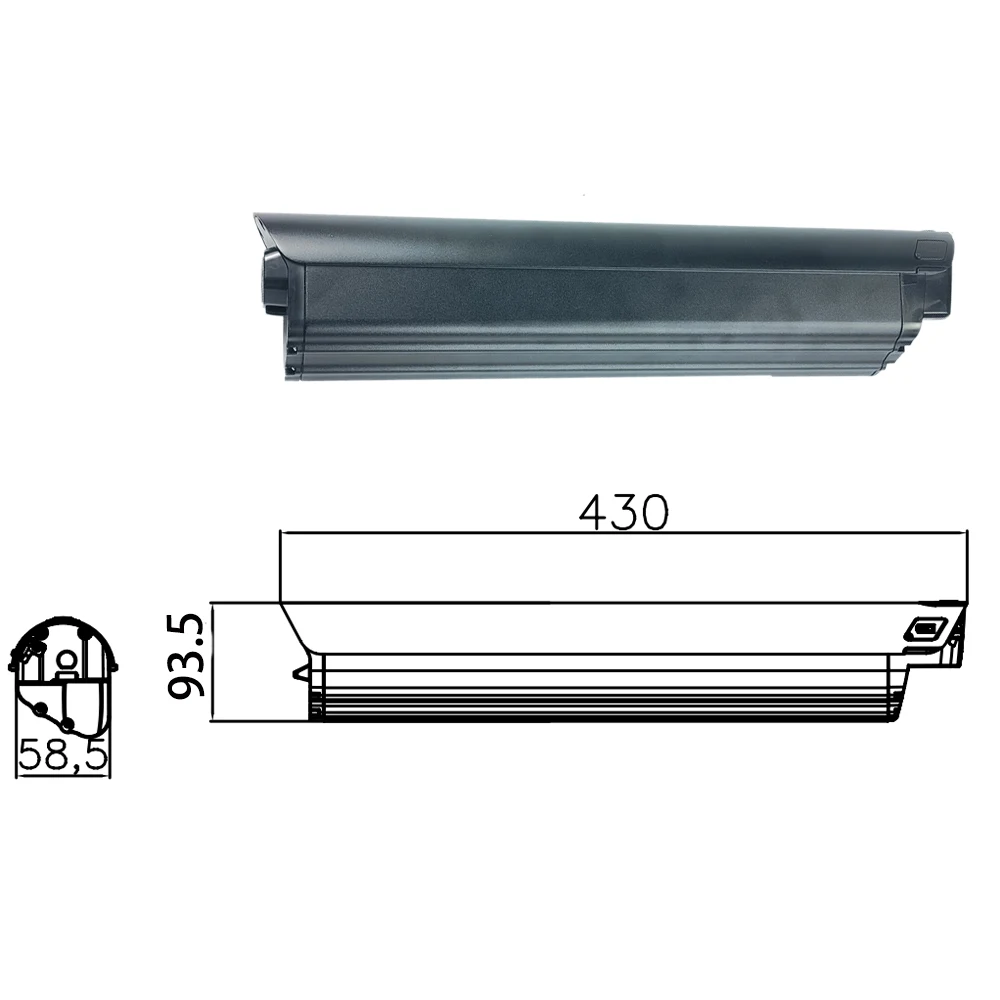 Originale Fafrees F26 Pro 36V 10.4Ah 12Ah 14.5Ah Batterie Agli Ioni Di Litio Integrate Per Heybike Sola 250W 350W 500W Sostituzione Della Batteria