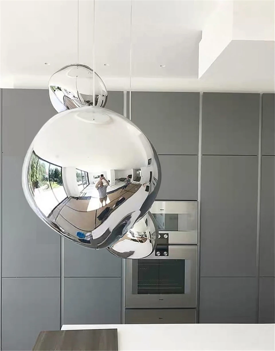 Modern Glass Lava LED Pendant Lights Lighting Diningroom Loft Lamps Light Home Living Room Indoor Decor Hanging Lamps 2