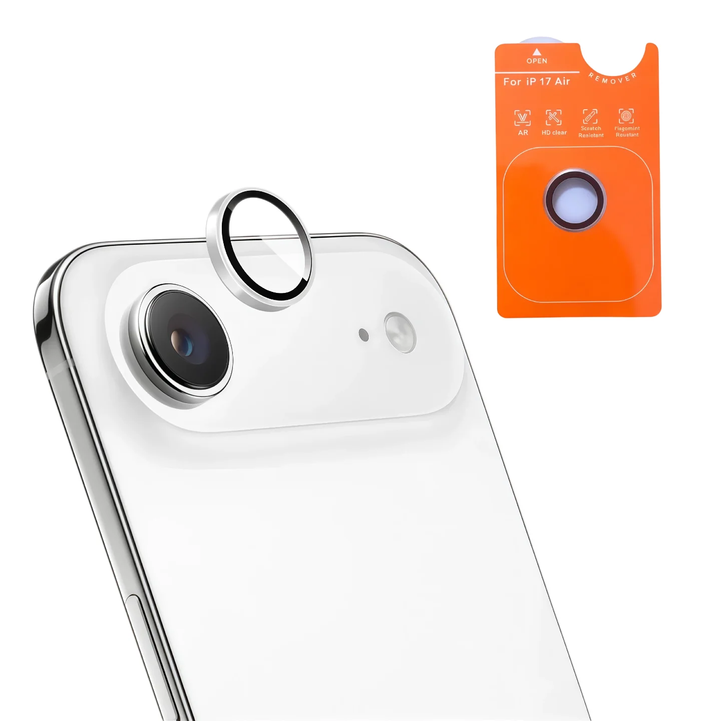 Air Original Color Rear Camera Tempered Glass Protective Film - Black, Silver, Blue, Gold