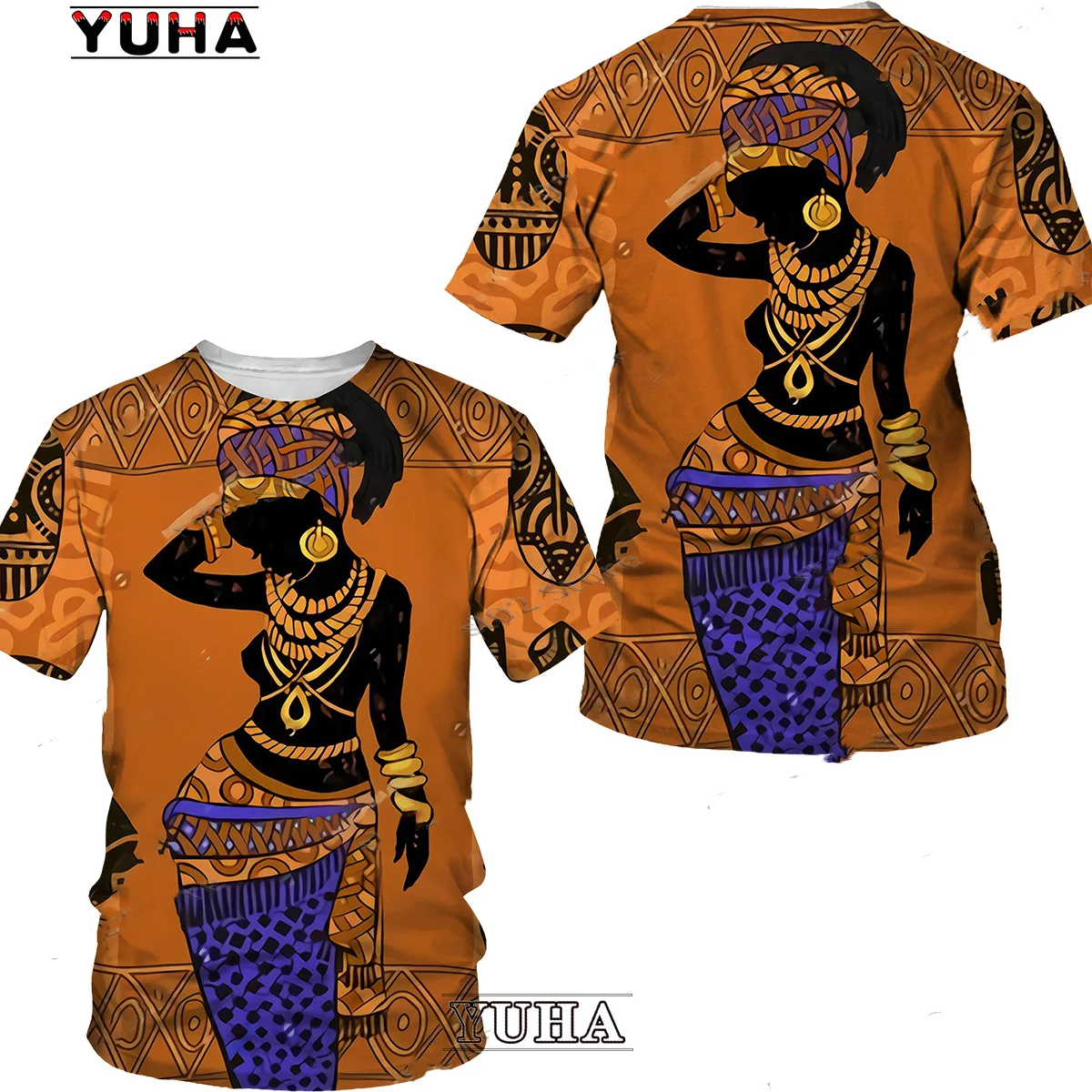 Men t shirt ethnic style d print graphic tee unisex dashiki summer african short sleeve for