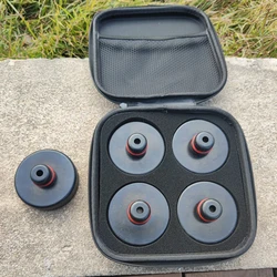 Châssis d'outils avec étui de rangement pour Tesla modèle 3 modèle S modèle X, 4 pièces, adaptateur de cric de levage en caoutchouc, accessoires de voiture 