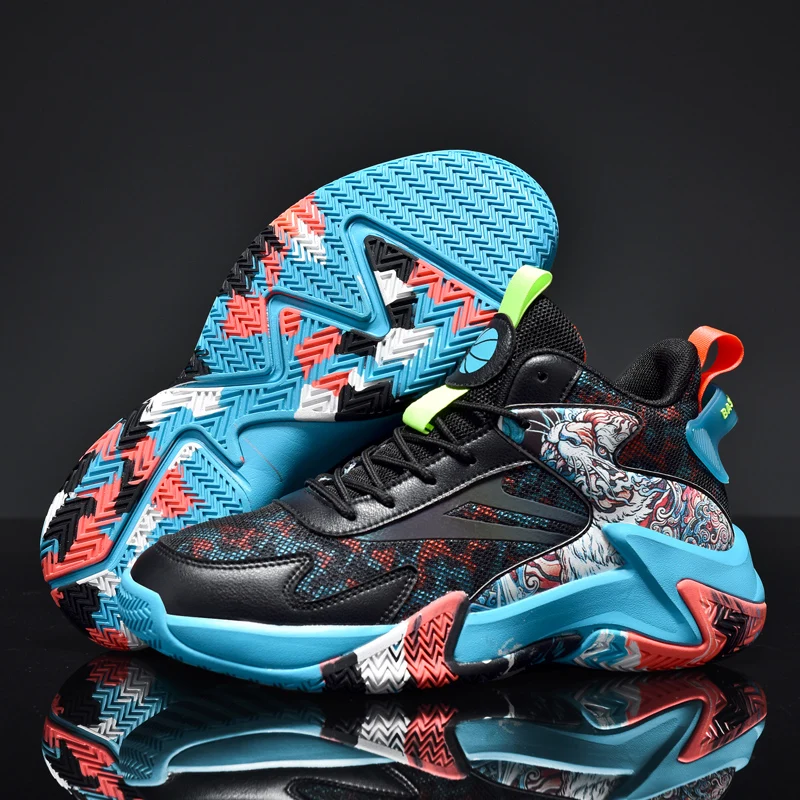

High Quality Basketball Shoes Lightweight Breathable Sports Shoes Men Training Athletic Sneakers Outdoor Basketball Combat Boots