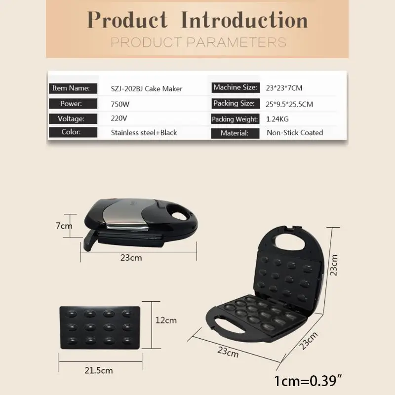 Bubble Makers Egg Mold Electric Non-stick Baking Pans Coating Plates