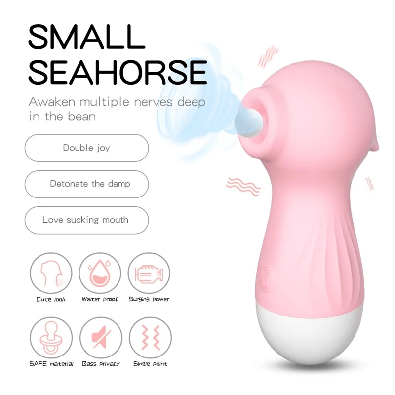 Seahorse Sex Sucking Toys Women G-Spot Vibrators Nipple Sucker Clitoris Sucks Vaginal Anal Stimulator Female Masturbator Goods