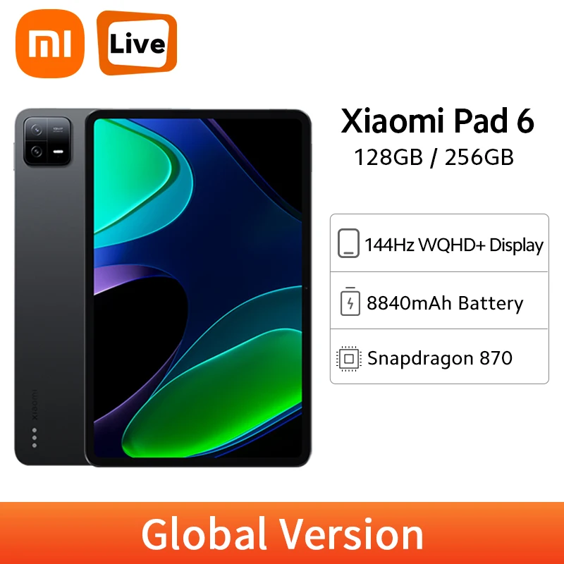 Tablet XIAOMI 11 Pulgadas Pad 6 - 256GB - WiFi - Color Ne