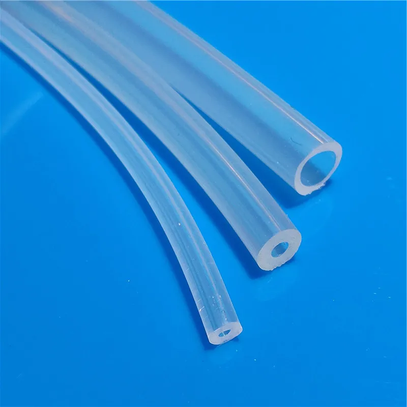1 Meter Food Grade Transparent Silicone Tubing - 0.5mm to 12mm Diameter Range
