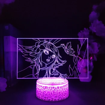 LOL Neeko 게임 라이트 어린이용, 멋진 생일 선물, 침실 장식, 귀여운 리그 오브 레전드 캐릭터, LED 게이머 선물 램프