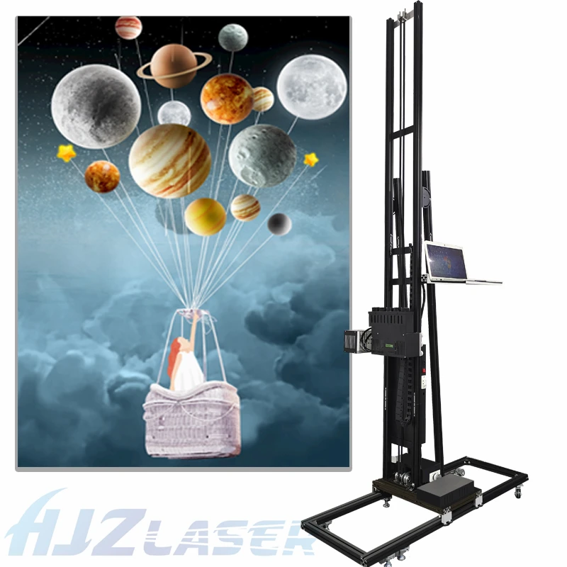 HJZ Wall robot paint machine 3D Wall Printing Machine Wall Painting
