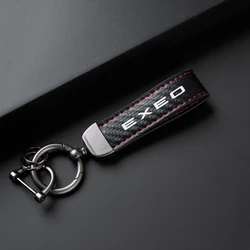 Premium Car PU Leather Keychain - Stylish Auto Accessory (For Exeo)