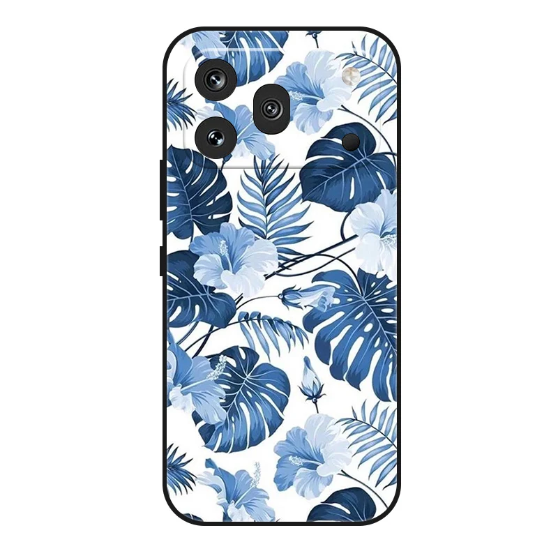 Marble Painted Soft Matte Silicone Back Cover Case