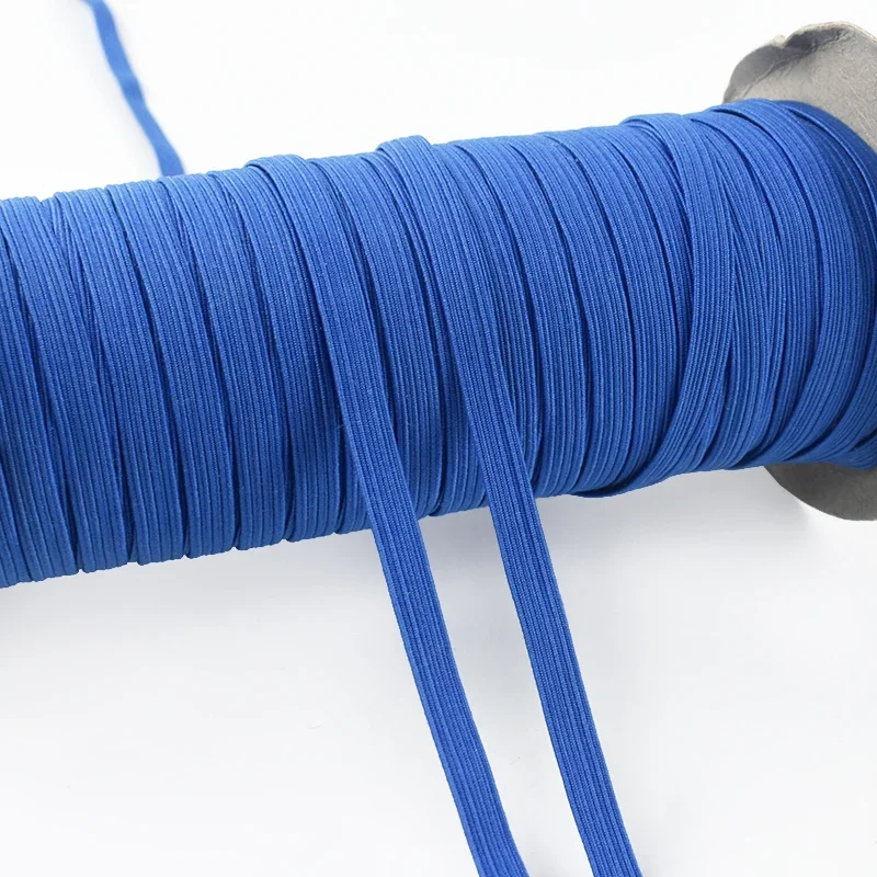 Elastic Band - 30 Meters, 6mm Flat Rubber Ribbon for Sewing and Crafting Accessories