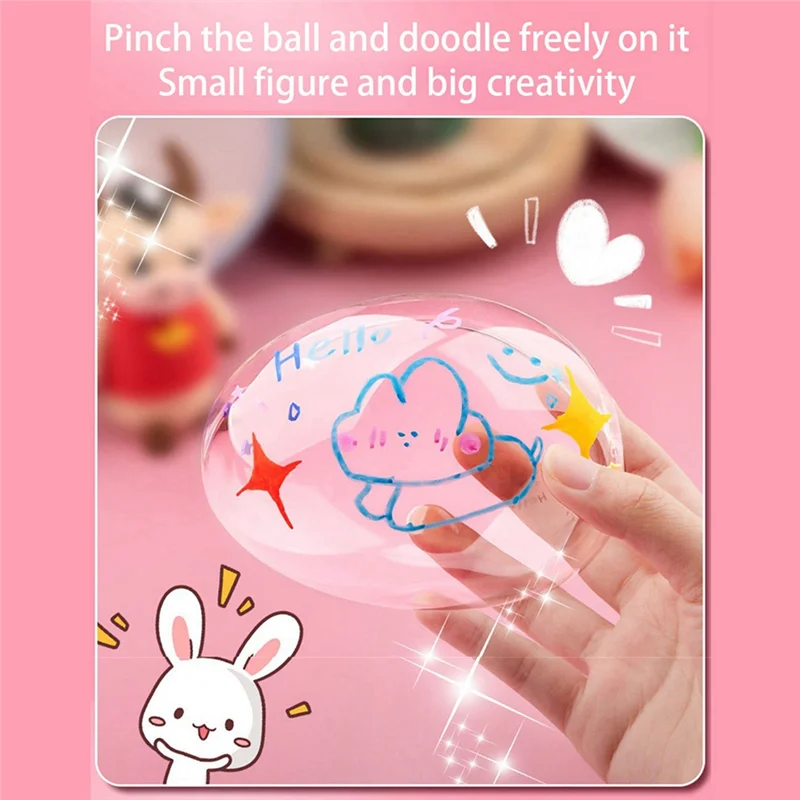 Nano Tape Kneading Blowing Bubble Full Set Nano Tape Double-Sided Tape Paste Blowing Bubble Toy Sticker Tapes 3