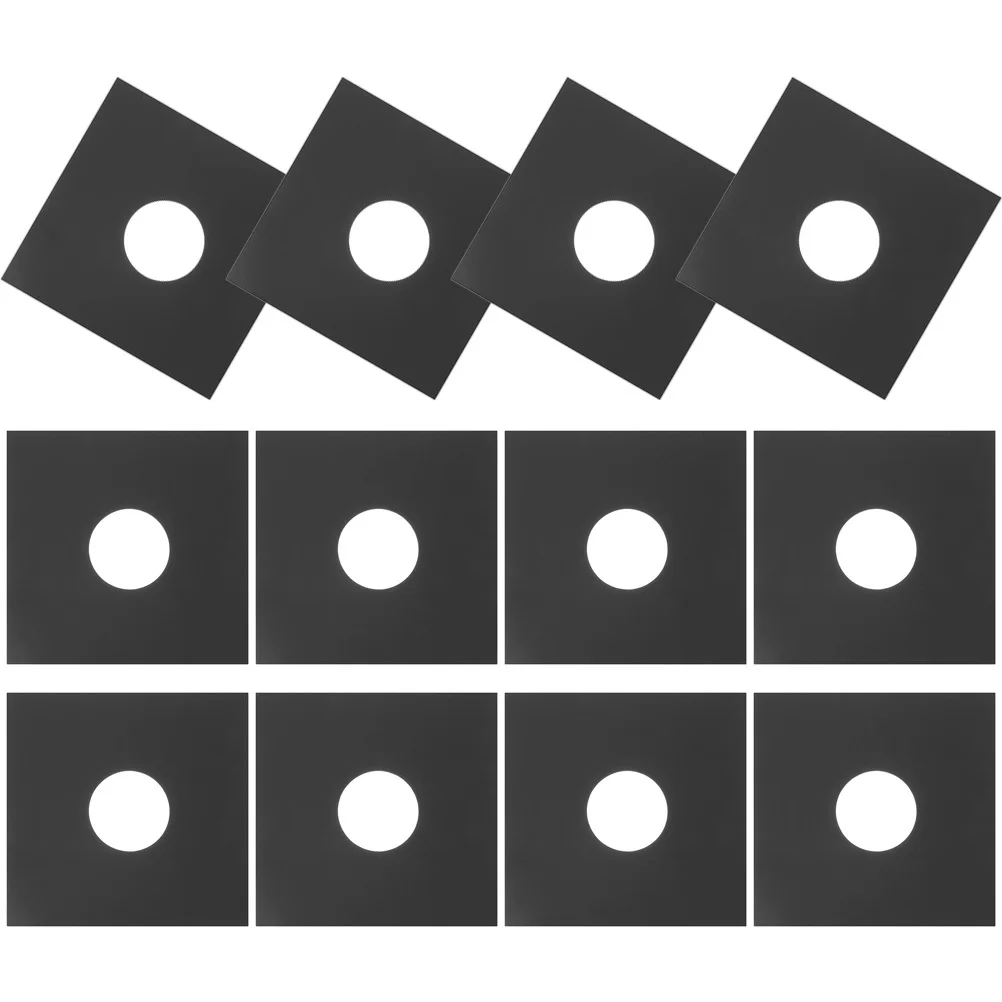 12Pcs Vinyl Record Sleeves Kraft Paper Protective Covers 12 Inch Jackets Storage Record Storage Inner Sleeves for Vinyl Records