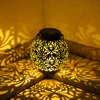Solar Garden Light Solar Light Metal Lamp Outdoor Solar Hollow-Out Hanging Solar Lantern for Garden Yard Patio Pathway 2