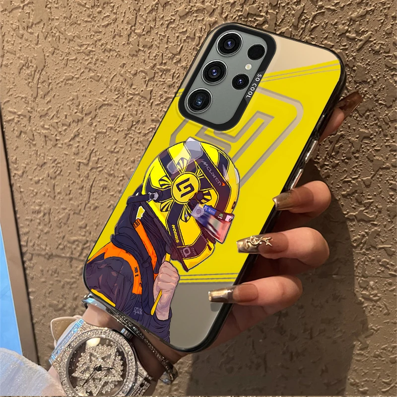L-Lando N-Norris Frosted Acrylic Phone Case Cover