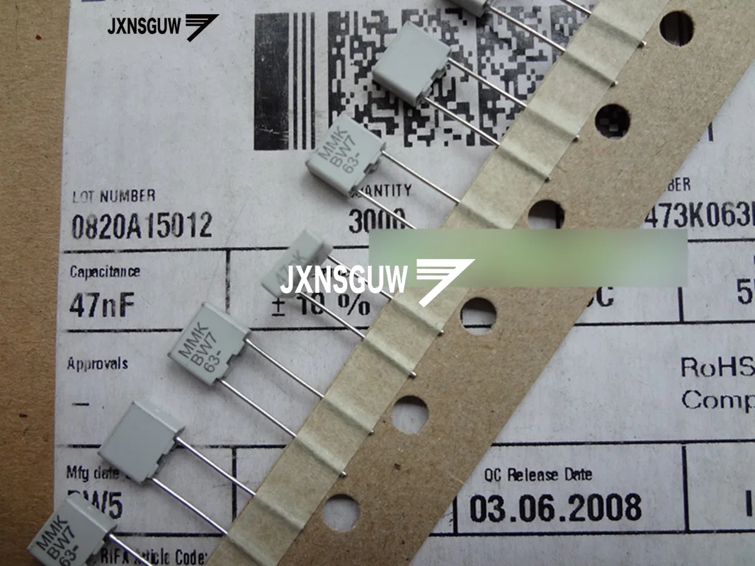 10 Pz Nuovo Originale Evox Rifa Mmk5 0.047Uf 63V P5Mm 473/63V Condensatore A Pellicola Mmk 0.047Uf 63V 47N 473