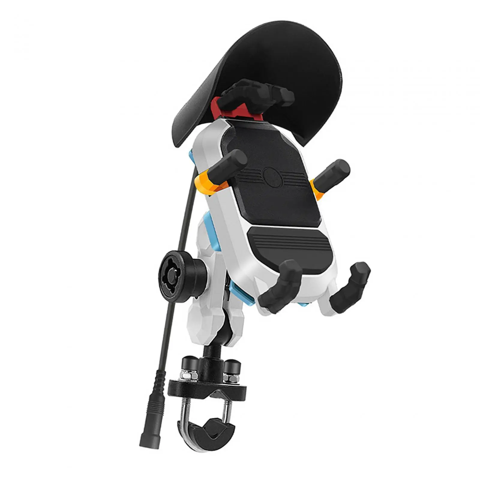 

Мотоциклетное крепление для телефона, устойчивое к дождю, регулируемый угол, универсальная Фиксированная Рама для мобильного телефона 4,7-7,2 дюймов, для горного велосипеда, мотоцикла