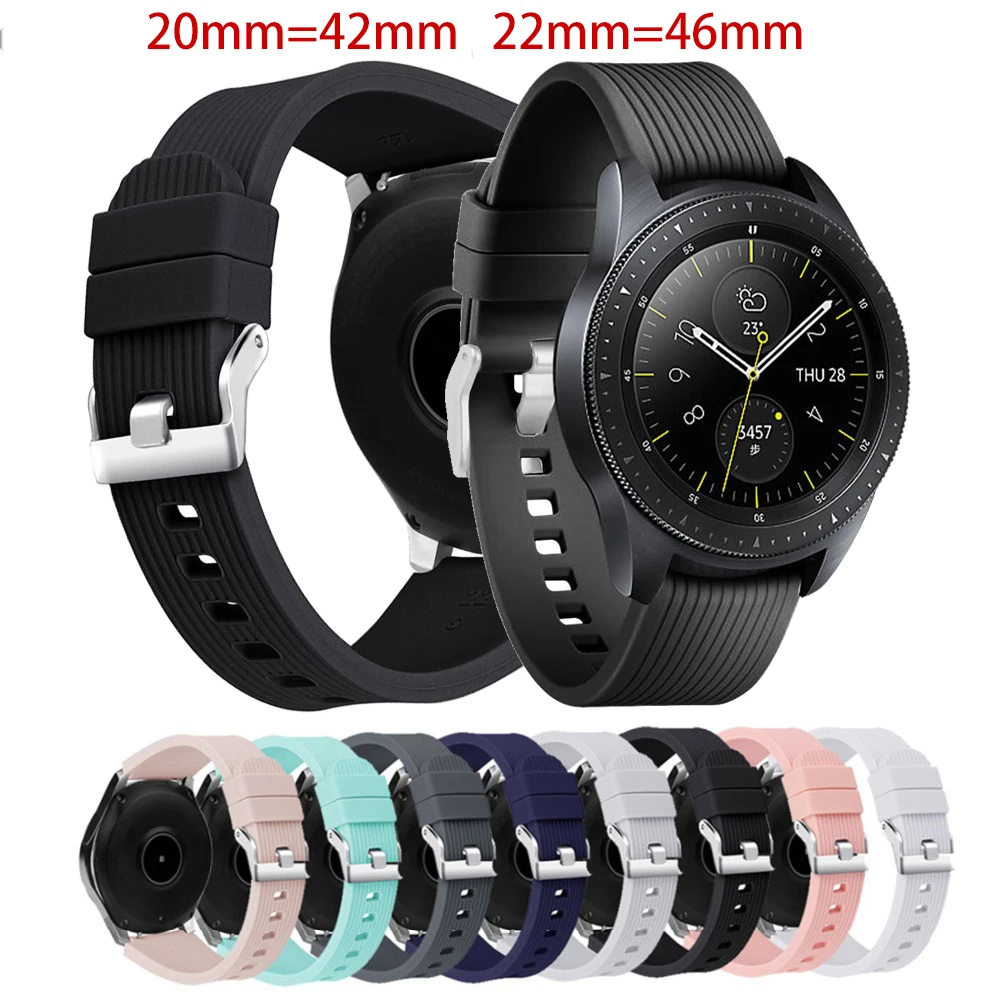 

Gear S3 Frontier strap For Samsung Galaxy Watch 46mm/active amazfit bip/gtr 47mm strap 22mmwatch band huawei watch gt strap