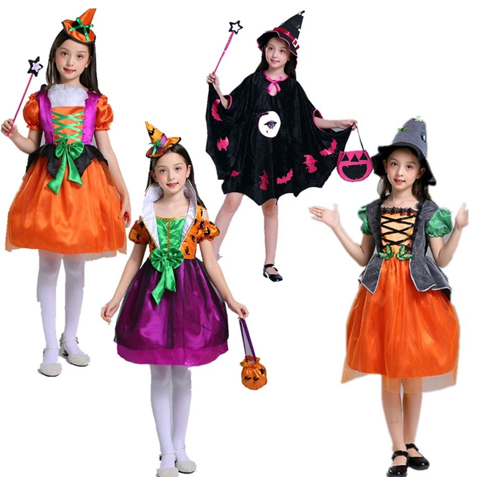 Cosplay Dress Costume Vampire Costumes Mask Headband Kids Cospaly