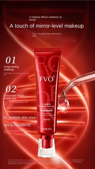 Fvo Cosmetic Cc Cream Full Cover Face Base Concealer Fv Liquid