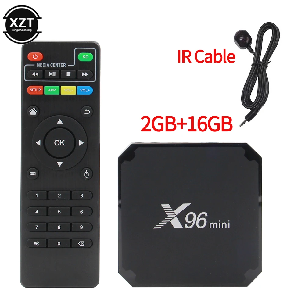 Android TV Box X96 Mini Android Box, Smart Media Player con 1GB de RAM 8GB  de ROM Que soporta Smart TV Box 3D/4K/HD : : Electrónica