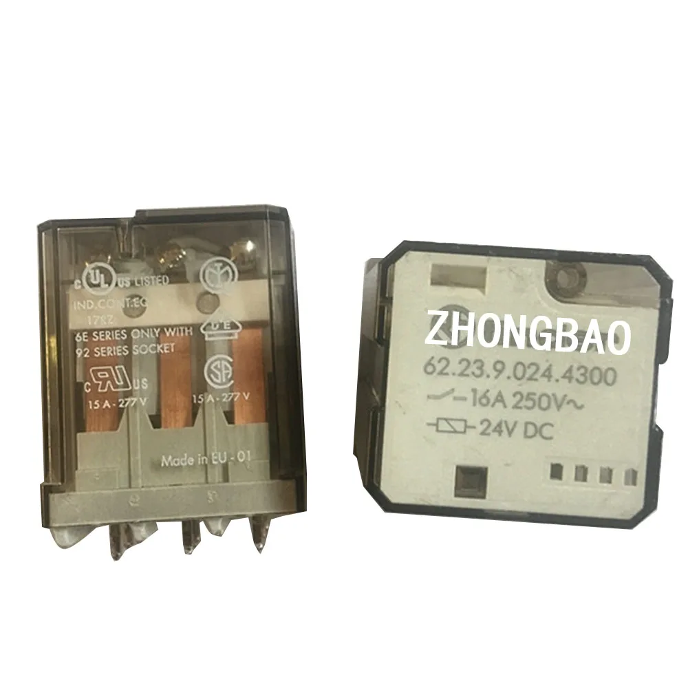 

1 PCS 62.23.9.024.4300 24VDC 16A Relay 8 Pins Contacts