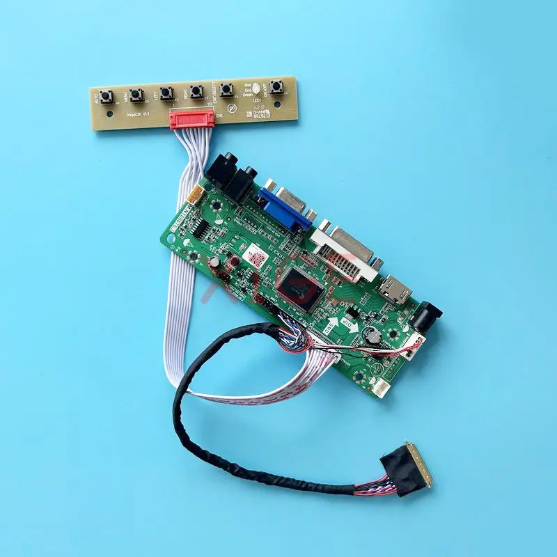 

Controller Board Fit BT140GW01 BT140GW02 BT140GW03 VGA DVI Audio Laptop Display 14" 1366*768 LVDS 40 Pin DIY Kit HDMI-Compatible