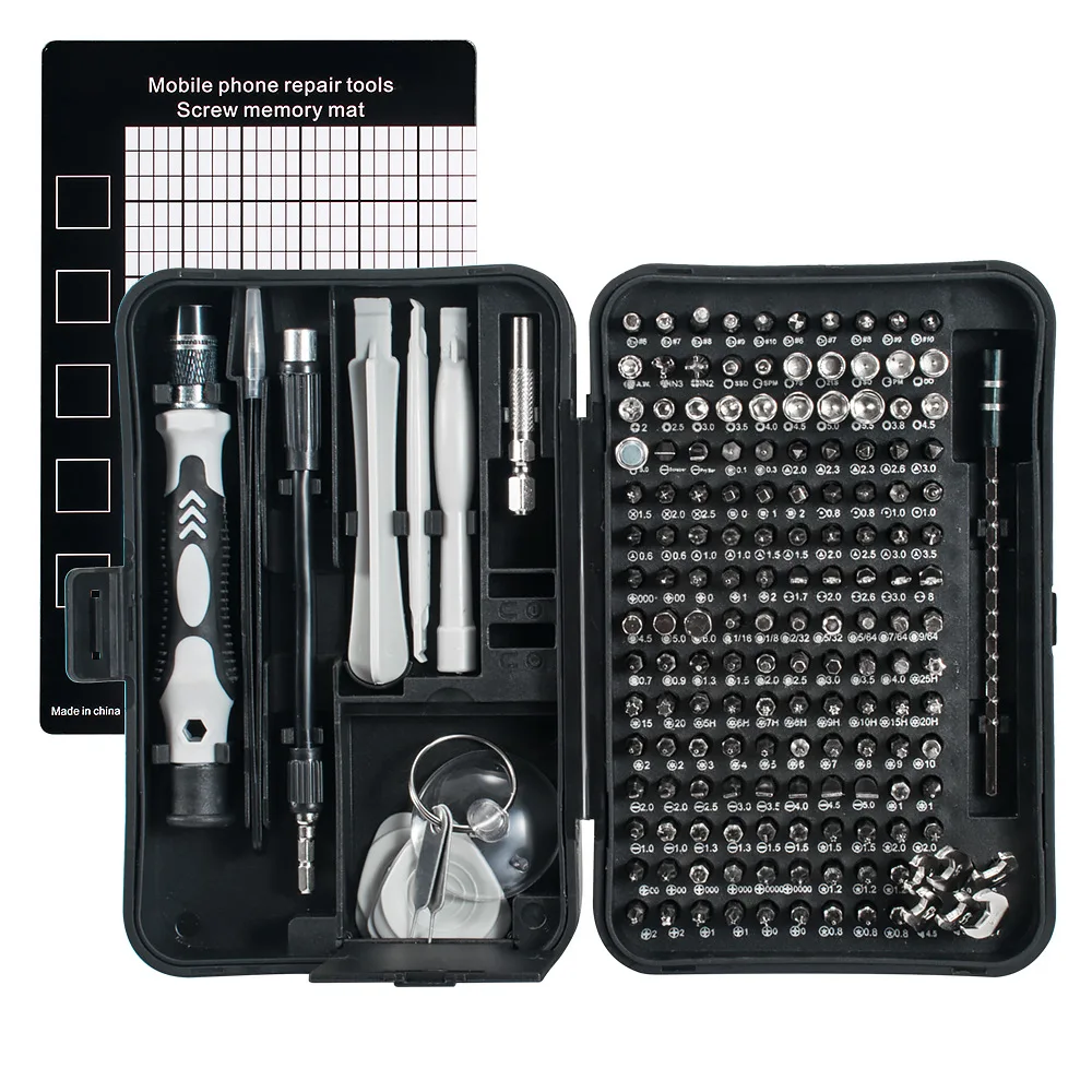 CRV Screwdriver Set 170 In 1 Magnetic Torx Phillips Screw Bits Kit Electrical Screwdrivers Wrench Repair Phone PC Tools screwdriver set
