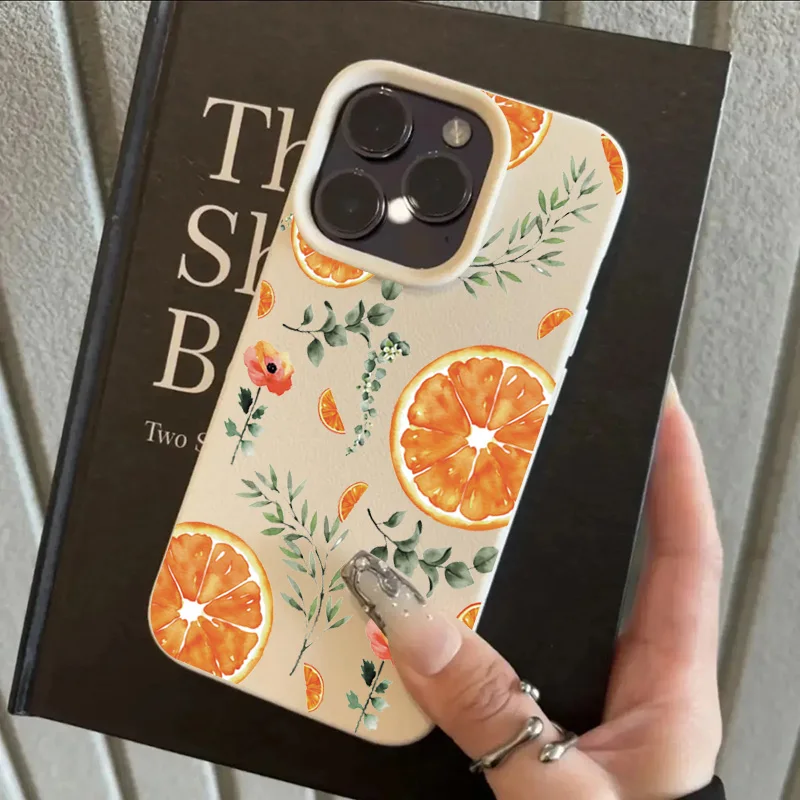 ตัวเลือกสินค้า เคส iPhone ส้มลิ้นจี่ นุ่มสบาย ป้องกันกระแทก