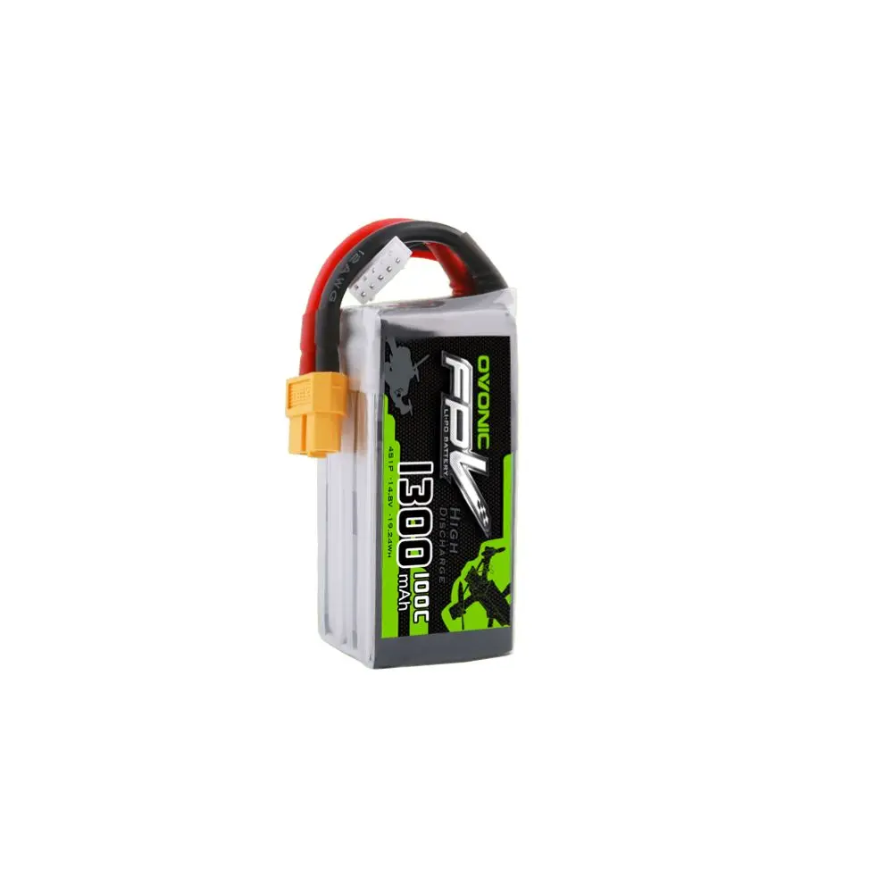 Batterie LiPo 4S 14.8V 650mAh 80C XT30 pour RC Drone