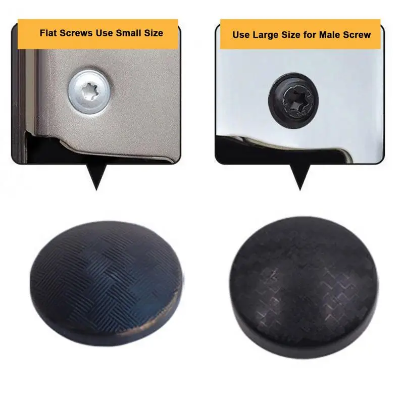 

Screw Cover Caps Rustproof Door Screw Protection Cover 12 Pcs Rechargeable Car Parts For Not Affect The Original Door Switch And