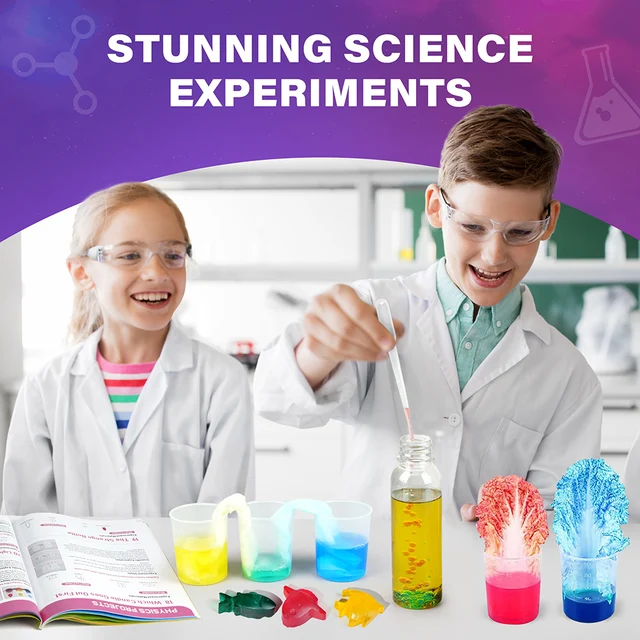 Science Kit for Kids 8+, 105 Experiments Educational Toy, STEM Science Kit