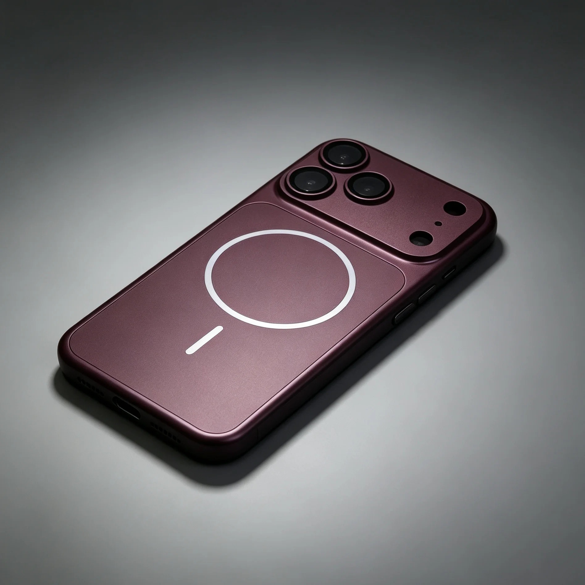 Enhanced Magnetic Metal Charge Case with Large Window Plating - Rugged Protective Cover
