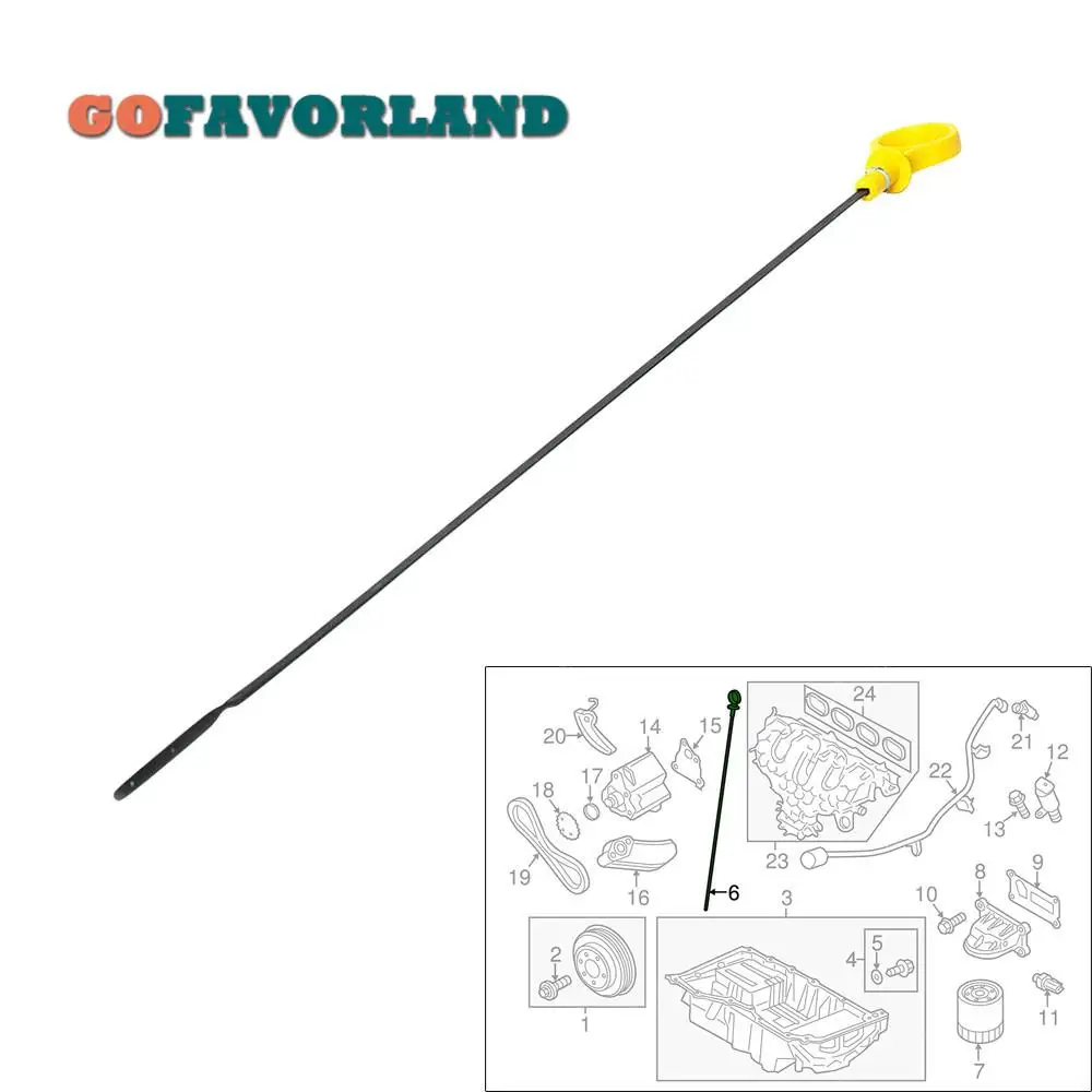 

Engine Oil Level Dipstick Indicator CJ5Z6750A For Ford Explorer Escape Focus Fusion 2.0L 2013 2014 2015 2016