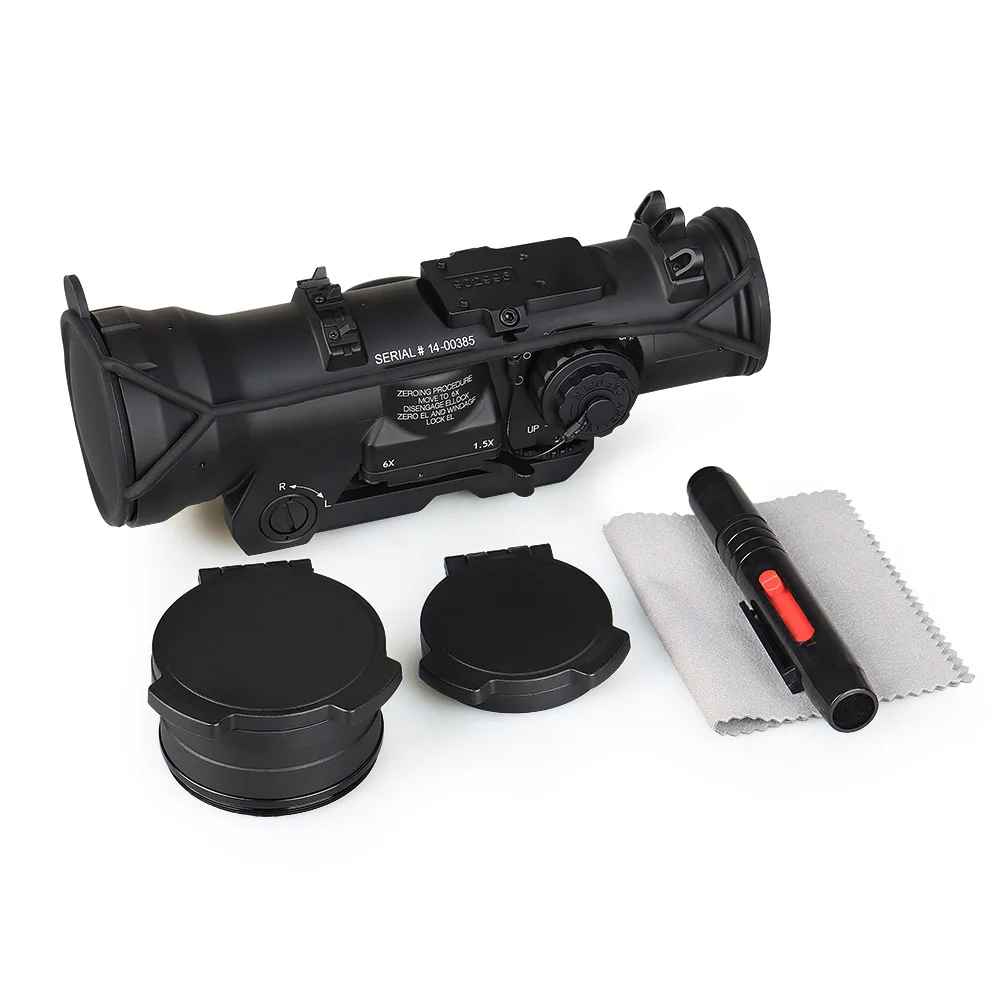 Specter DR Dual Role 1.5X/6X 7.62 Optical Sight-Flat Dark Earth Machine Optic Riflescope For Outdoor Hunting OS1-0409