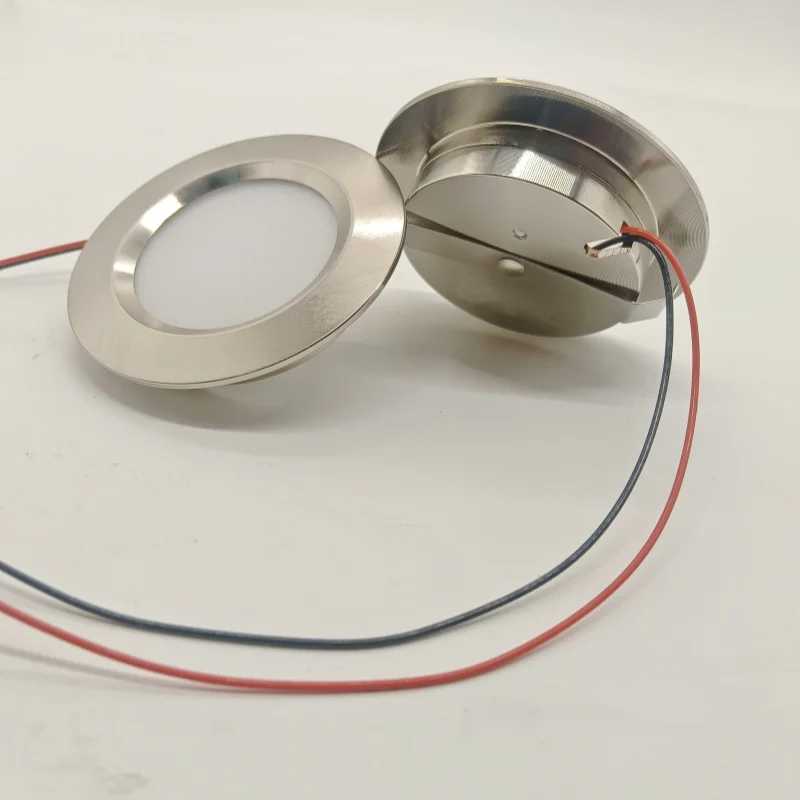 내장형 LED 원형 천장등 스포트라이트 금속 알루미늄 케이스 개구부 55mm 3..