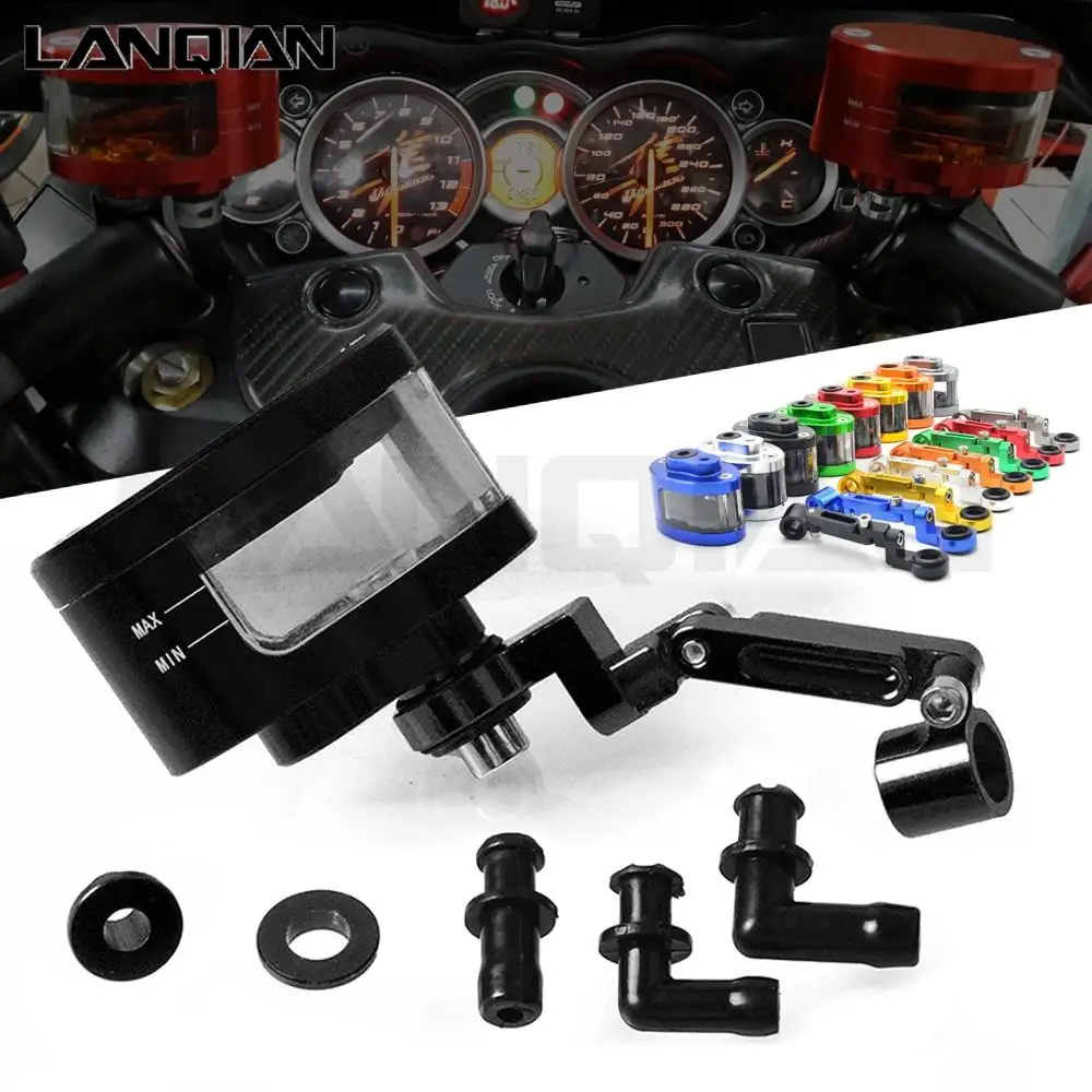Motorcycle Front Brake Fluid Reservoir Clutch Tank Oil Fluid Cup For Yamaha FZ1 FZ6 MT07 MT09 TMAX 500 530 YZF R1 R3 R6 MT 07 09
