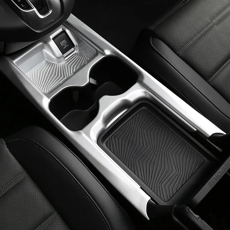 Per Honda CRV 2017 2018 2019 2020 ABS decorazione interna adesivi per auto interni portabicchieri cornice decorativa decorazione auto - Image 5