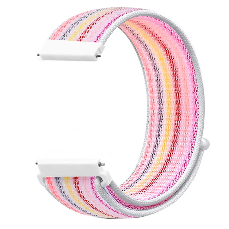 Versatile Nylon Smartwatch Strap - 20mm/22mm, Durable & Adjustable Band