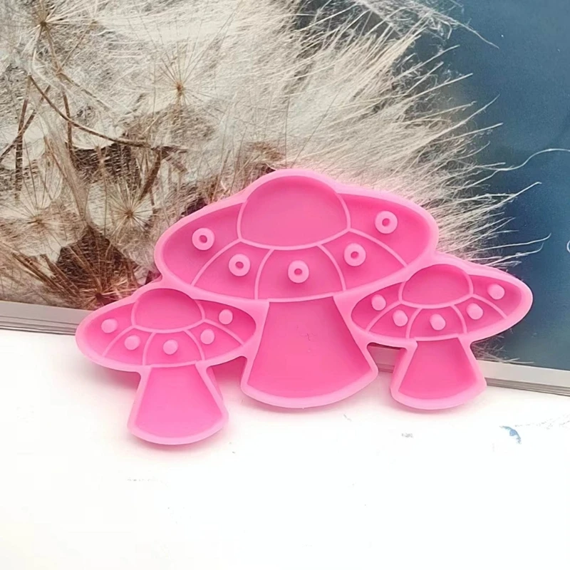 UFO Alien Silicone Mold Pendants Mold Epoxy Resin Molds for DIY Epoxy Resin