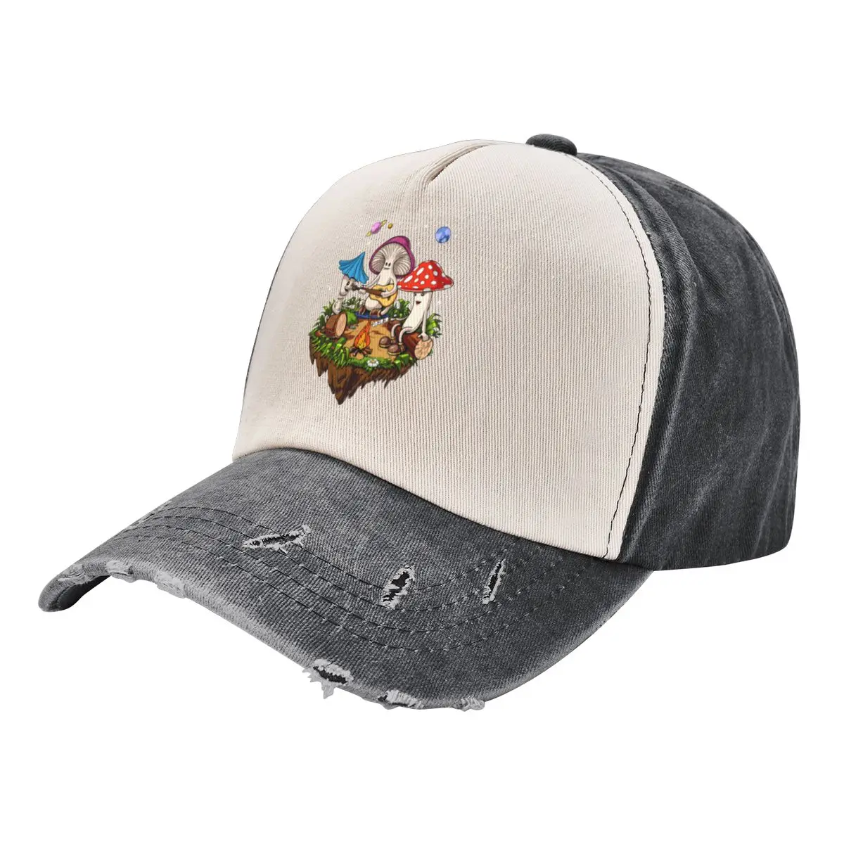 

Hippie Magic MushroomCap Baseball Cap hard hat Golf Wear Hip Hop Women's Hats For The Sun Men's