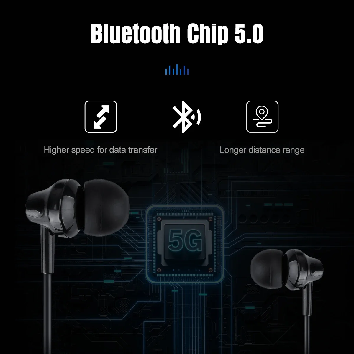 RETEKESS TR108 Bluetooth Neckband Sport Wireless Earphone